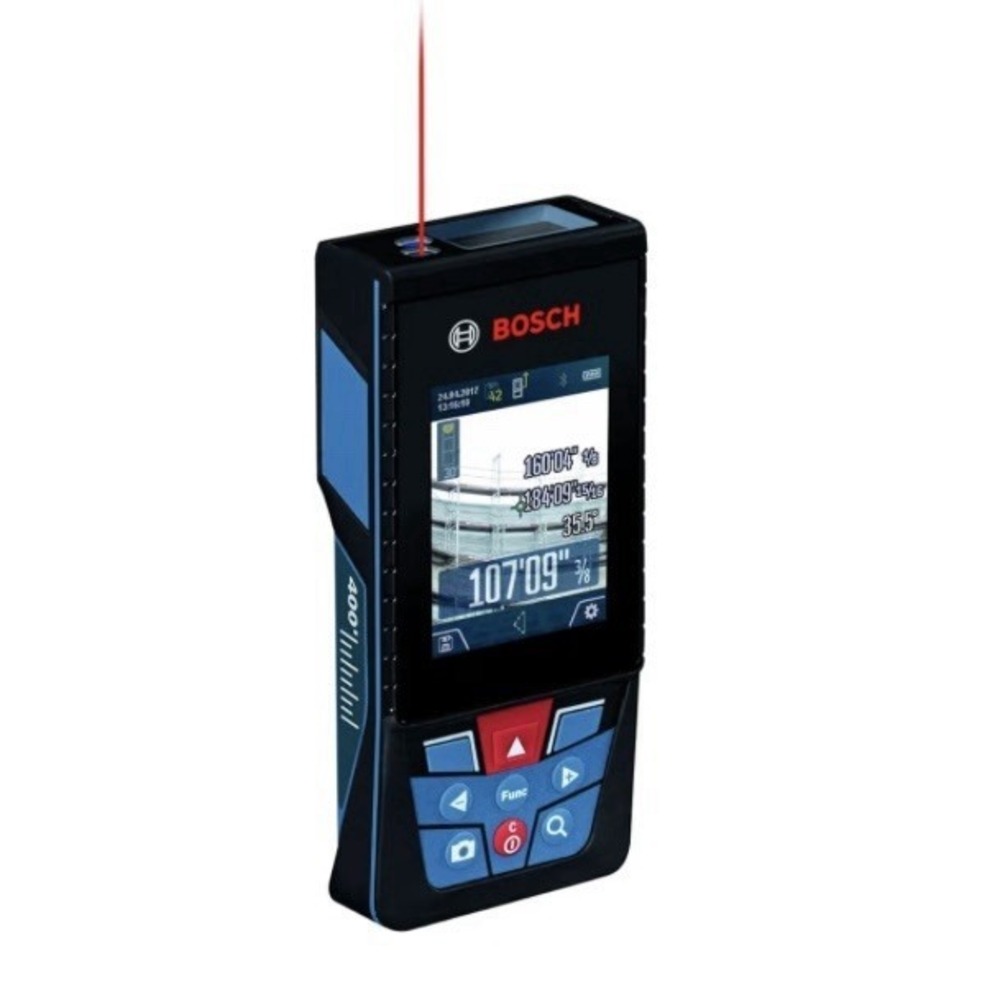 Bosch BLAZE GLM400C Outdoor 400ft Connected Laser Measure Sealed